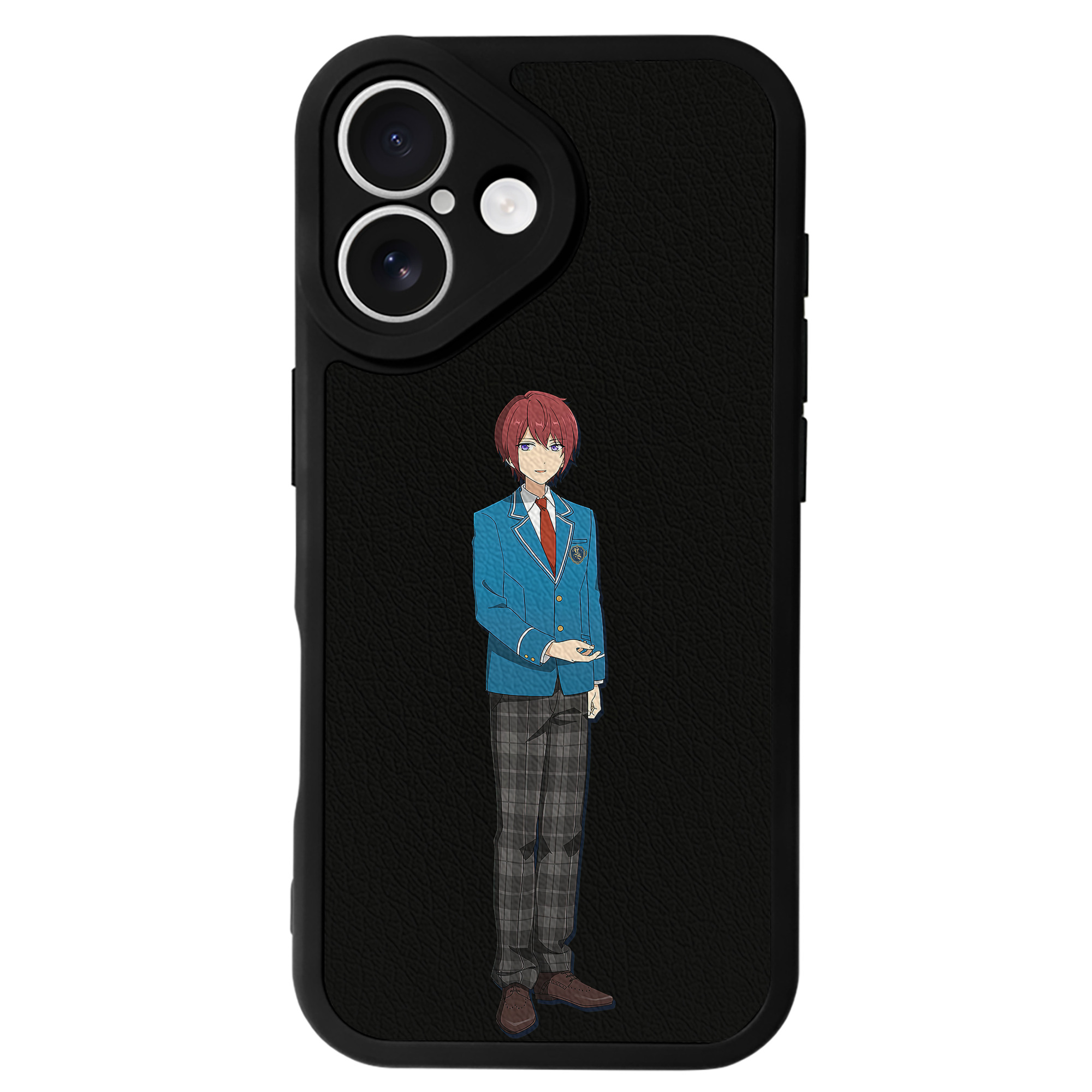 （画像用） あんさんぶるスターズ! Ensemble Stars 【iPhone 16シリーズ対応】シリコンスマホケース（レザー調） 材質：シリコン